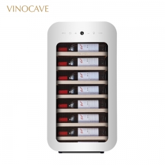 Vinocave/维诺卡夫 JC-76A 小型家用红酒柜 22瓶容量 极地白